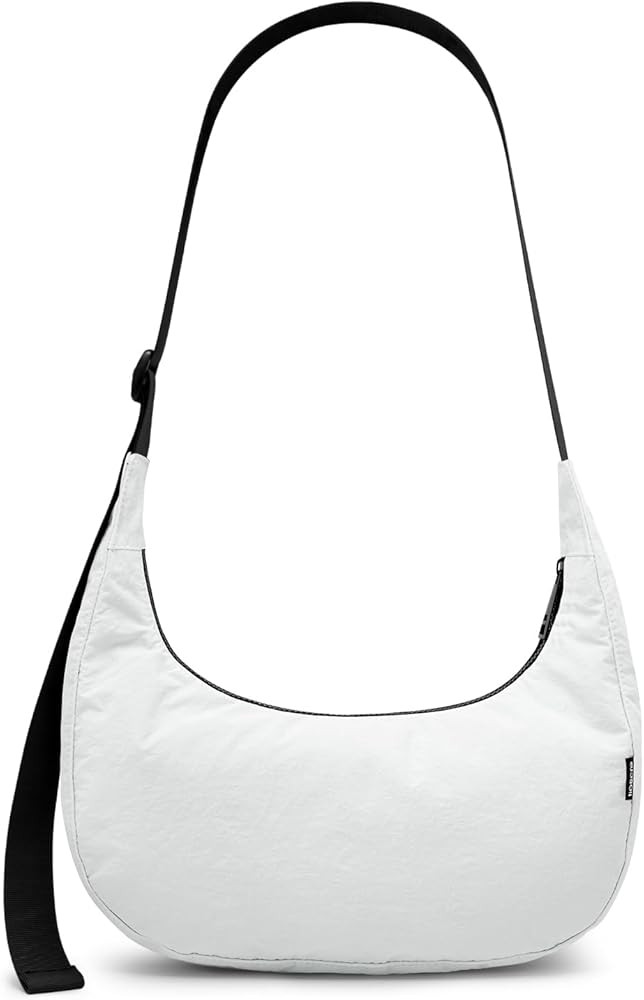 Iioscre Medium Crossbody Crescent Bag for Women Men Trendy, Nylon Crossbody Hobo Bag with Adjusta... | Amazon (US)