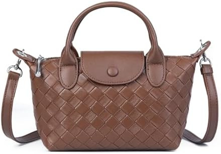 Mini Lightweight Leather Women's top Handle Handbag Fashion Travel Daily Satchel | Amazon (US)