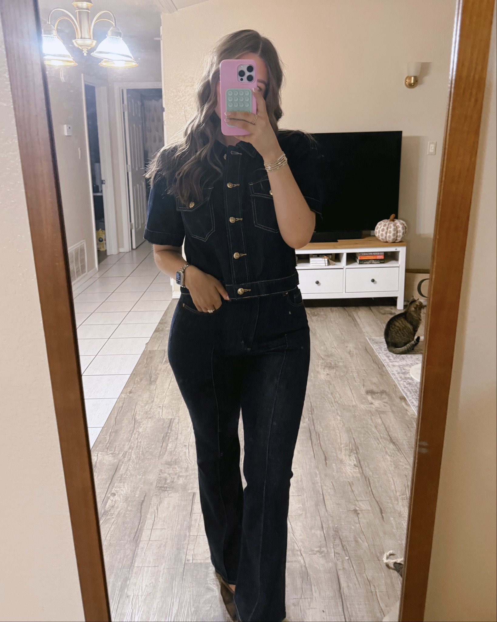This matching denim set >>> best one I have found so far 😍👖