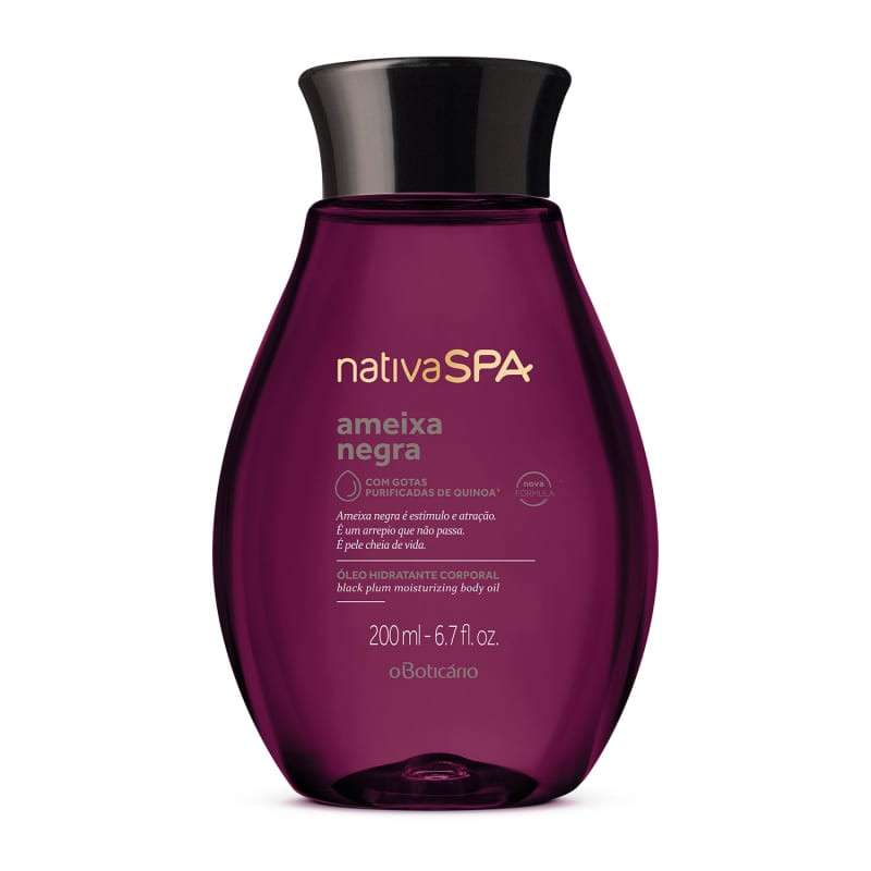 Óleo Hidratante Corporal Nativa SPA Ameixa Negra 200ml | O Boticário | oBoticario (BR)