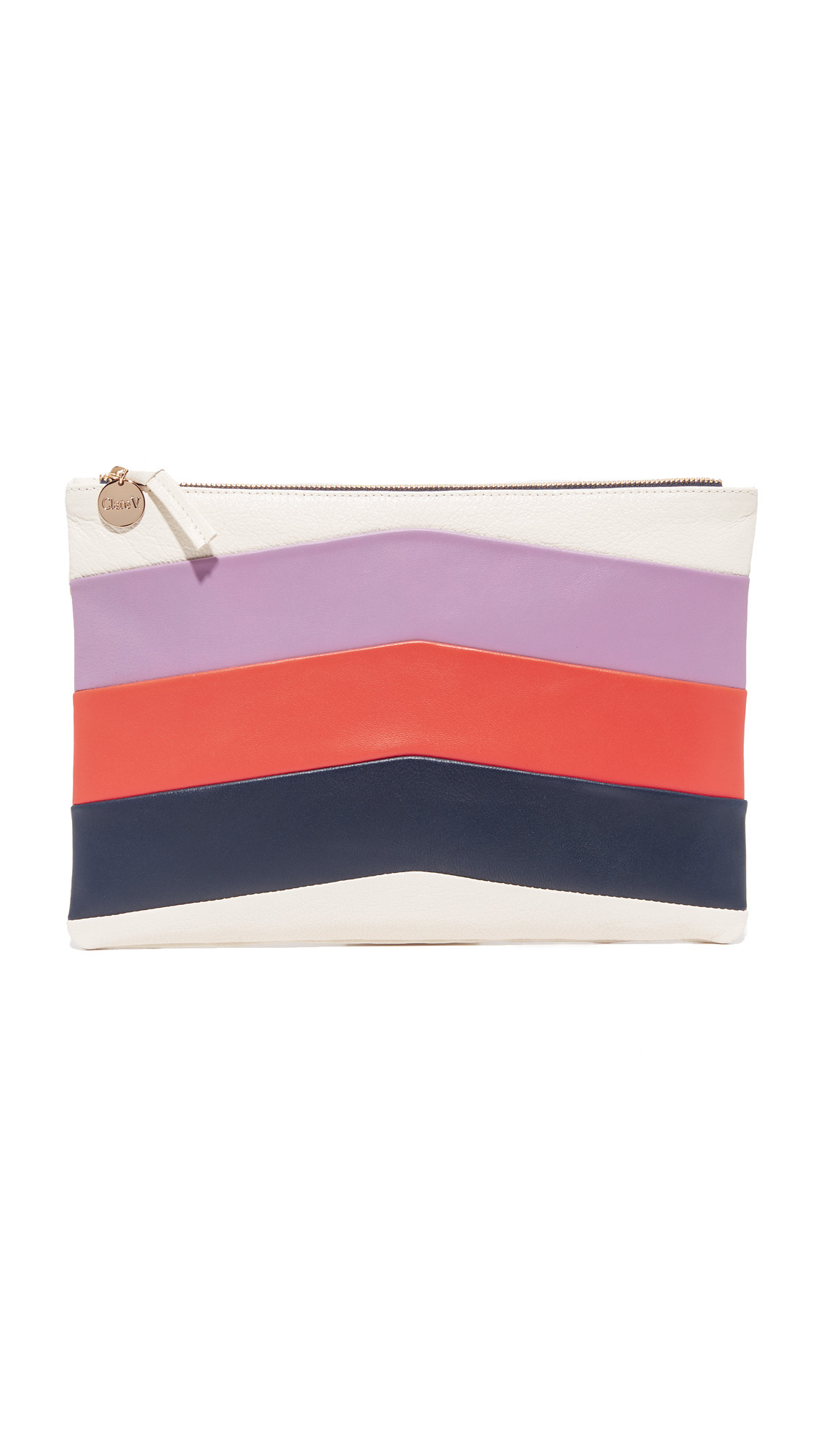 Chevron Flat Clutch | Shopbop