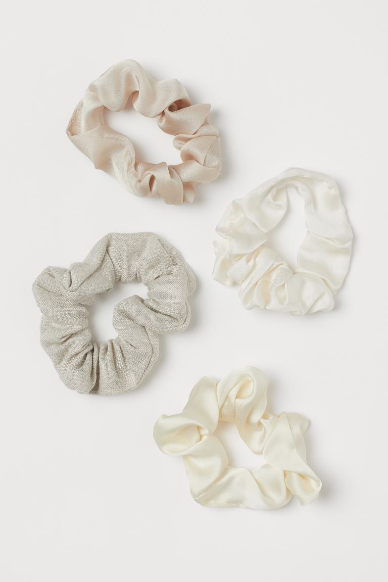 Set van 4 scrunchies | H&M (DE, AT, CH, DK, NL, NO, FI)