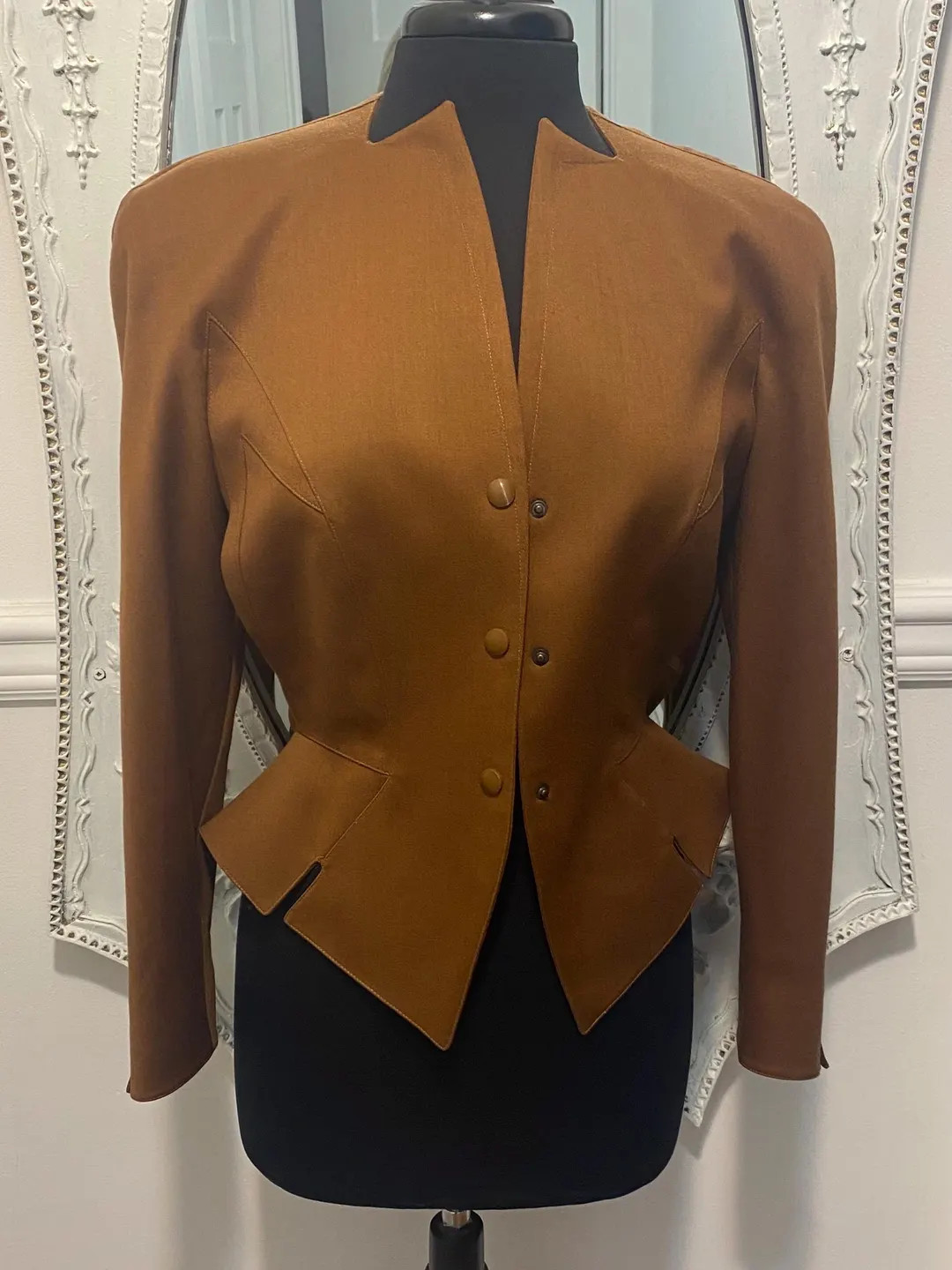 Vintage Thierry Mugler Wool Jacket, Paris Couture, Size Small - Etsy | Etsy (US)