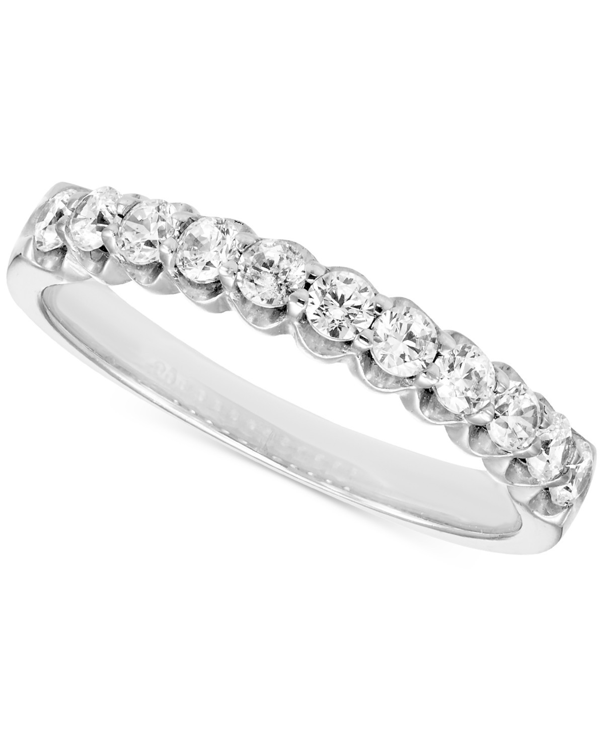 Diamond Band (1/2 ct. t.w.) in 14k White Gold - White Gold | Macy's