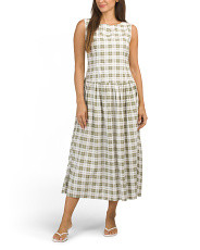 Button Down Sleeveless Maxi Dress | Casual Dresses  | Marshalls | Marshalls