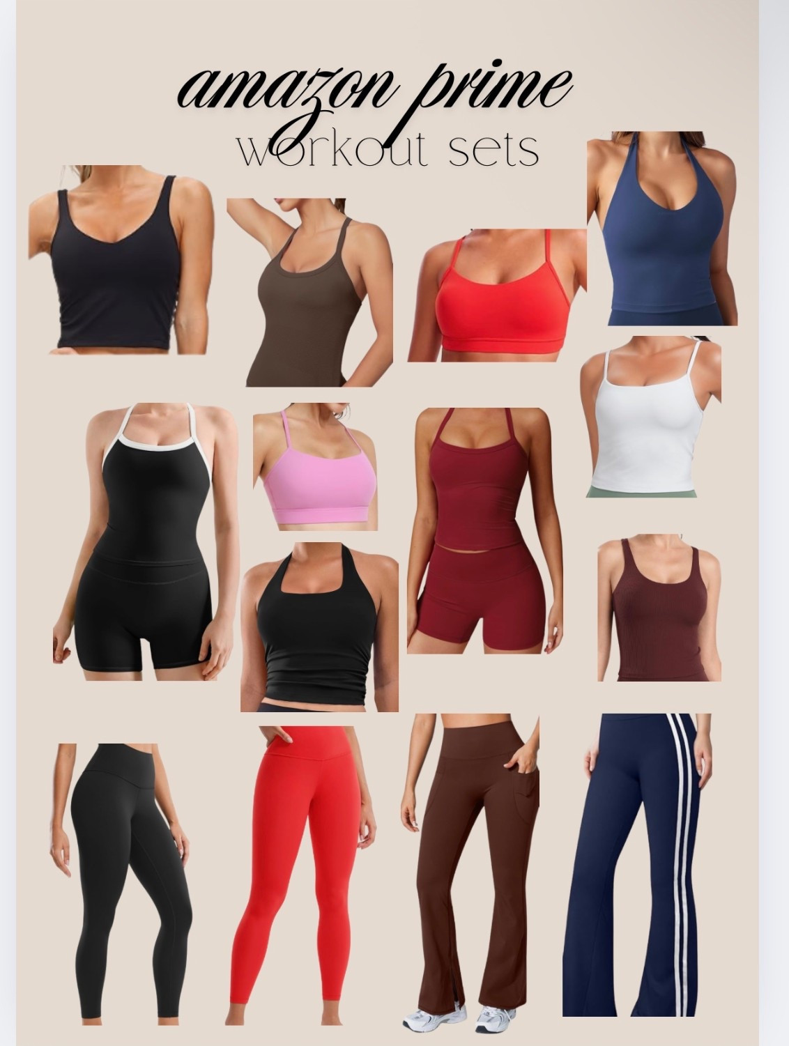 AMAZON WORKOUT SETS 


#LTKActive #LTKTall #LTKFindsUnder50