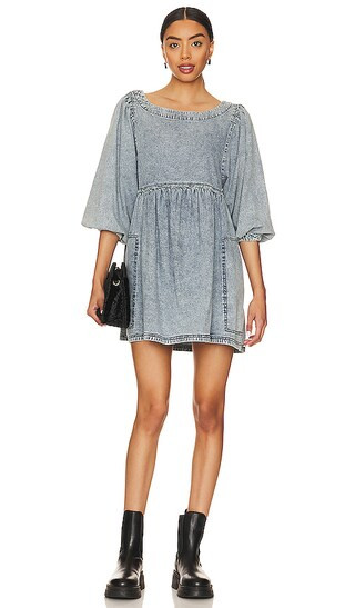 Get Obsessed Mini Dress in Acidlight Blue | Revolve Clothing (Global)