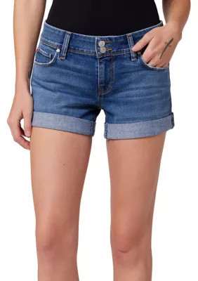 Hudson Jeans Women's Croxley Mid Rise Roll Cuff Shorts, 26 | Belk