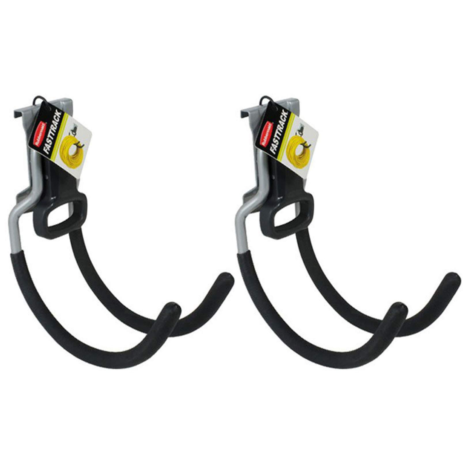 Rubbermaid Fast Track Wall Mounted Multi-Purpose Garage Utility Hooks for Tools, Sports Equipment... | Amazon (US)