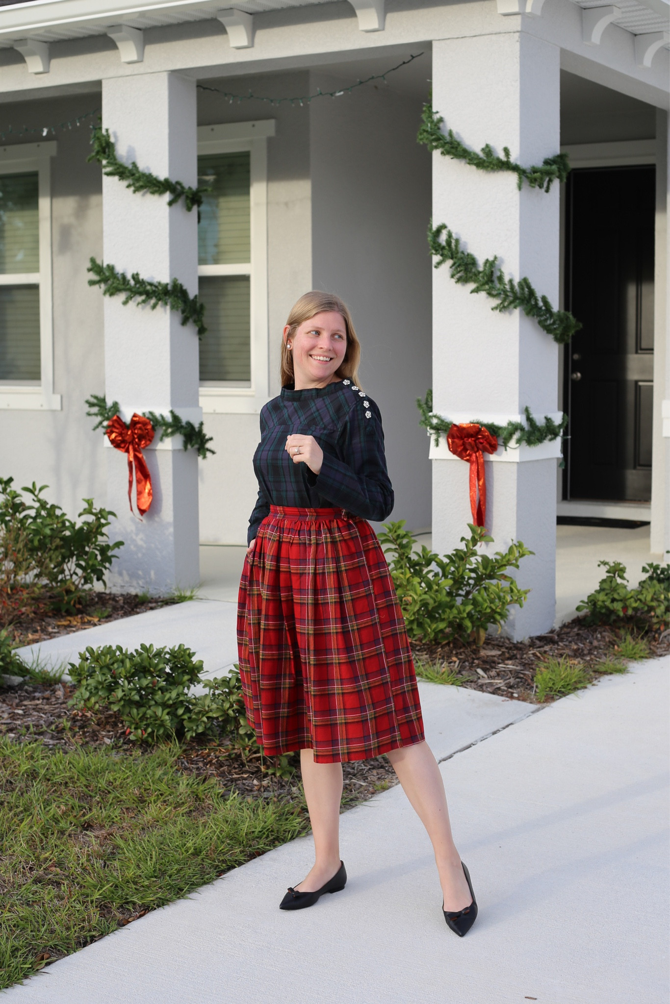 Blackwatch plaid on tartan? The perfect holiday outfit  

#LTKSeasonal #LTKHoliday