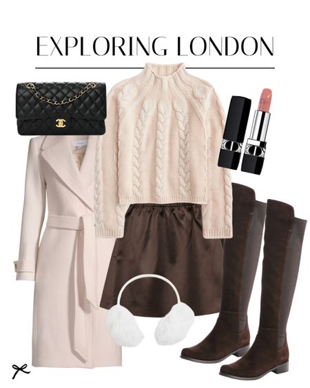 Chic winter London outfit idea!