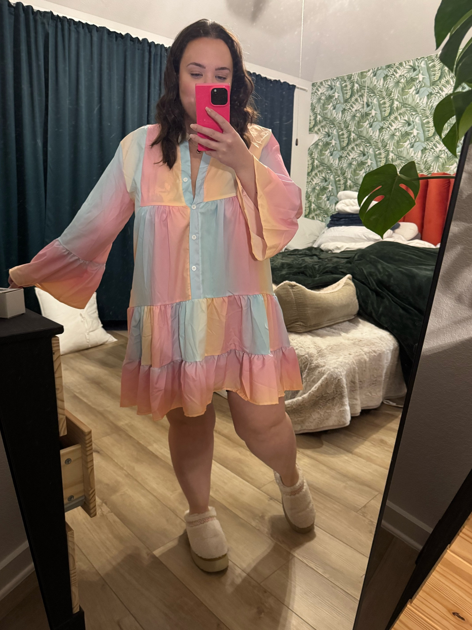 Gender reveal dress! I wore shorts under because it was pretty short on me! Size XXL

#LTKPlusSize #LTKBump #LTKMidsize