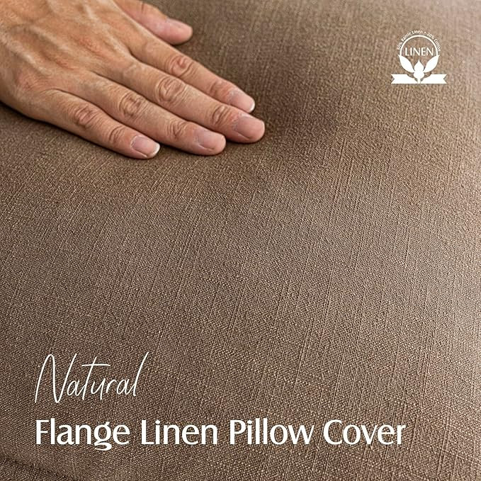 Foindtower Pack of 2, Decorative Linen Soild Throw Pillow Covers Soft Accent Cushion Case Boho Fa... | Amazon (US)