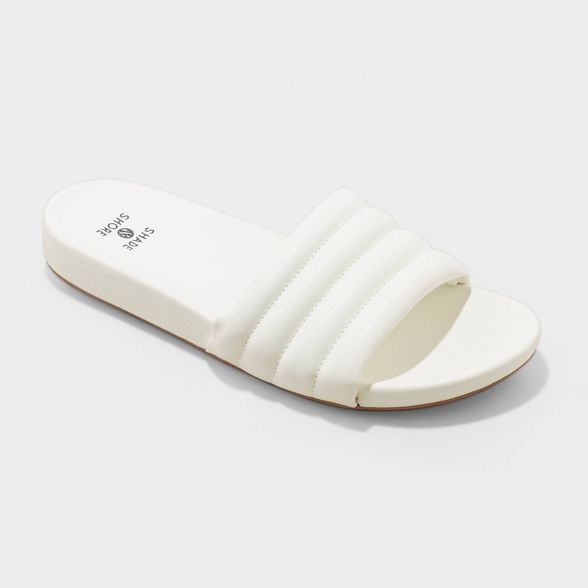Women's Kendra Solid Slide Sandals - Shade & Shore™ | Target