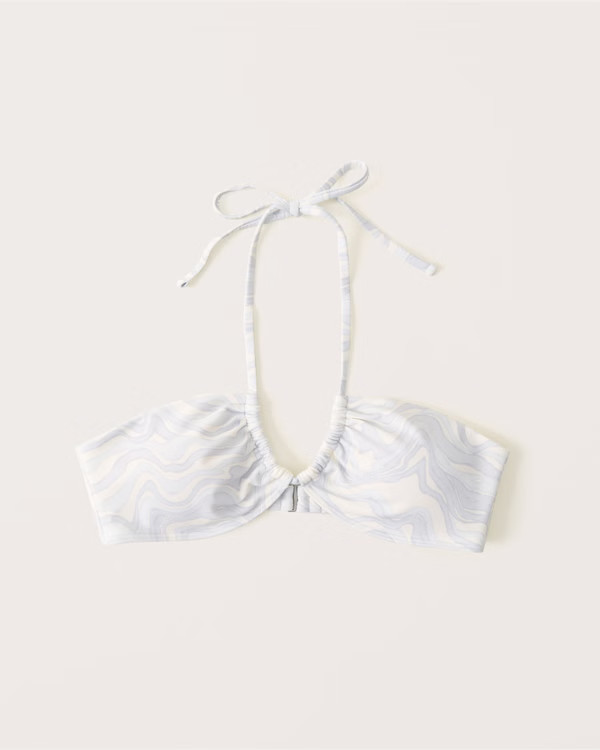Upside Down Halter Triangle Bikini Top | Abercrombie & Fitch (US)