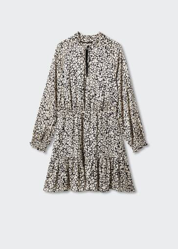 Floral ruffled dress | MANGO (US)