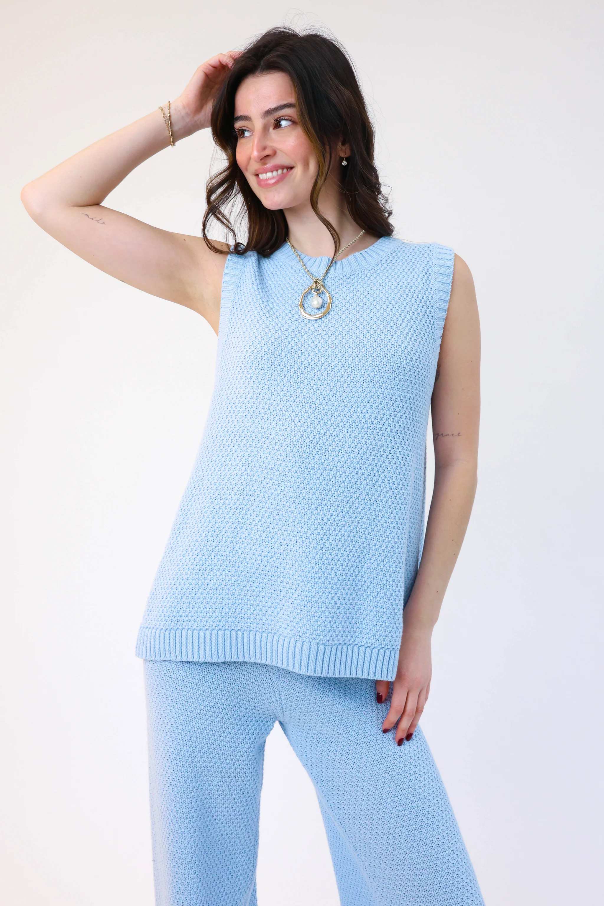 Nina Top in Blue | Grey Bandit