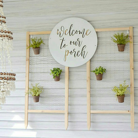 24 inch round Welcome to our Porch metal sign24 inch round Welcome to our Porch metal sign | Etsy (US)