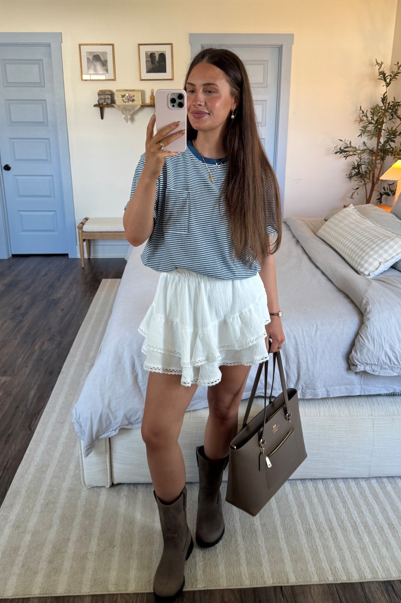 Wearing a size large shirt and small bottoms! #LTKFallSale

#LTKMidsize #LTKItBag