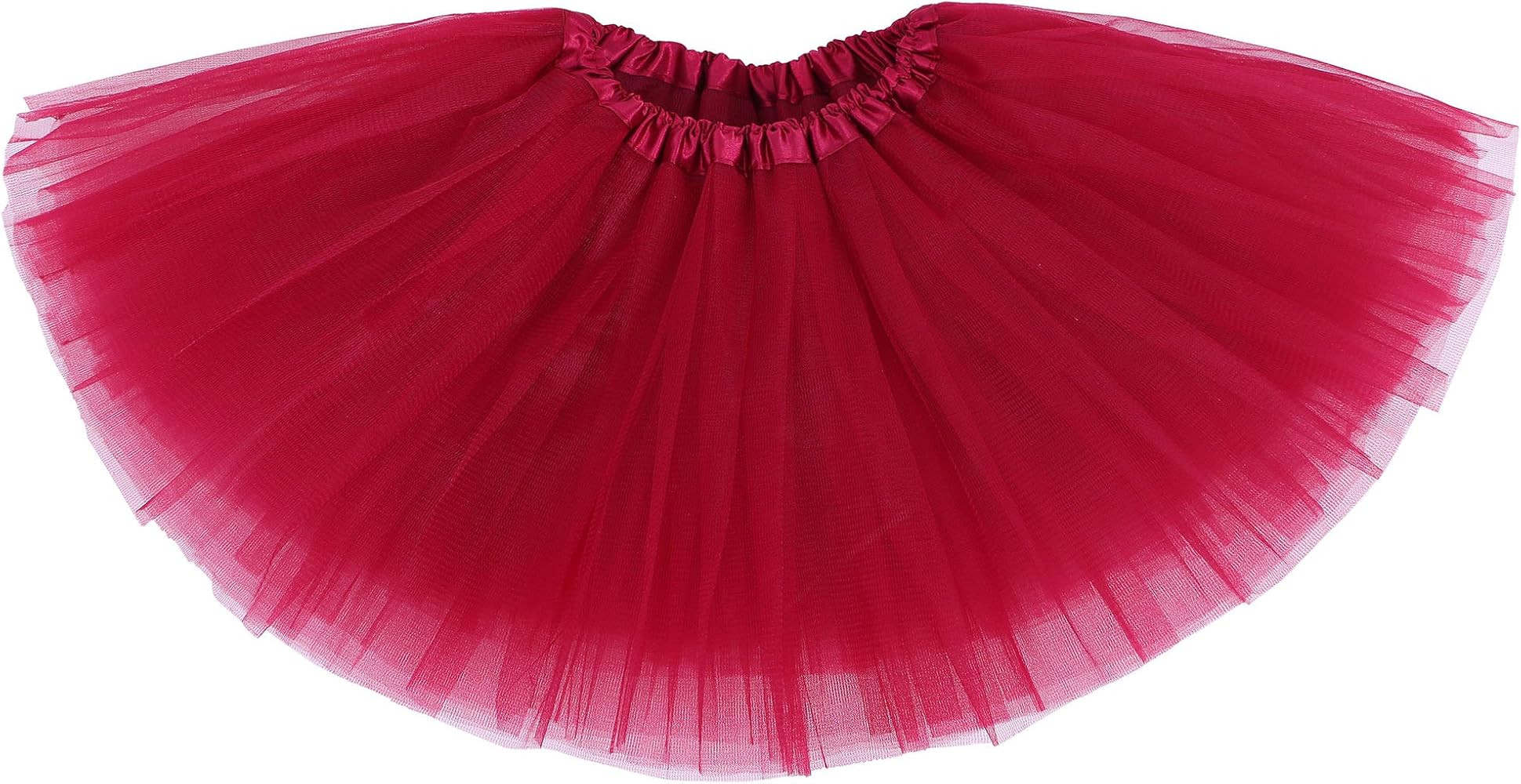 Baby Girl's 4 Layers Tulle Tutu Skirt, 6 Months to 8 Years | Amazon (US)