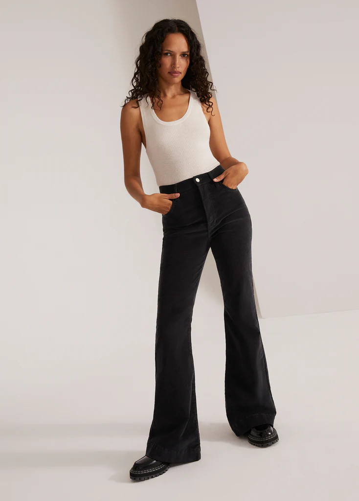 THE VALENTINA SUPER HIGH RISE FLARE | Favorite Daughter