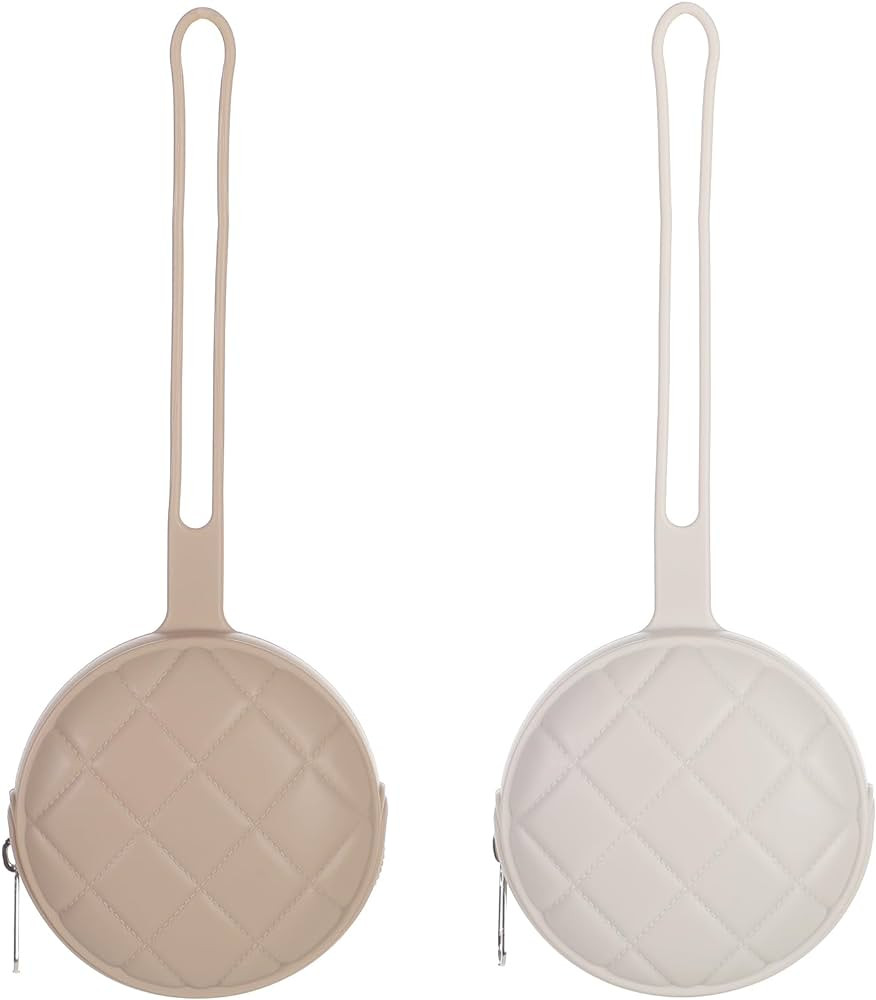 Pacifier Holder Case, Soft Silicone Portable Pacifier Clip and Accessory Pouch for Newborn Baby, ... | Amazon (US)