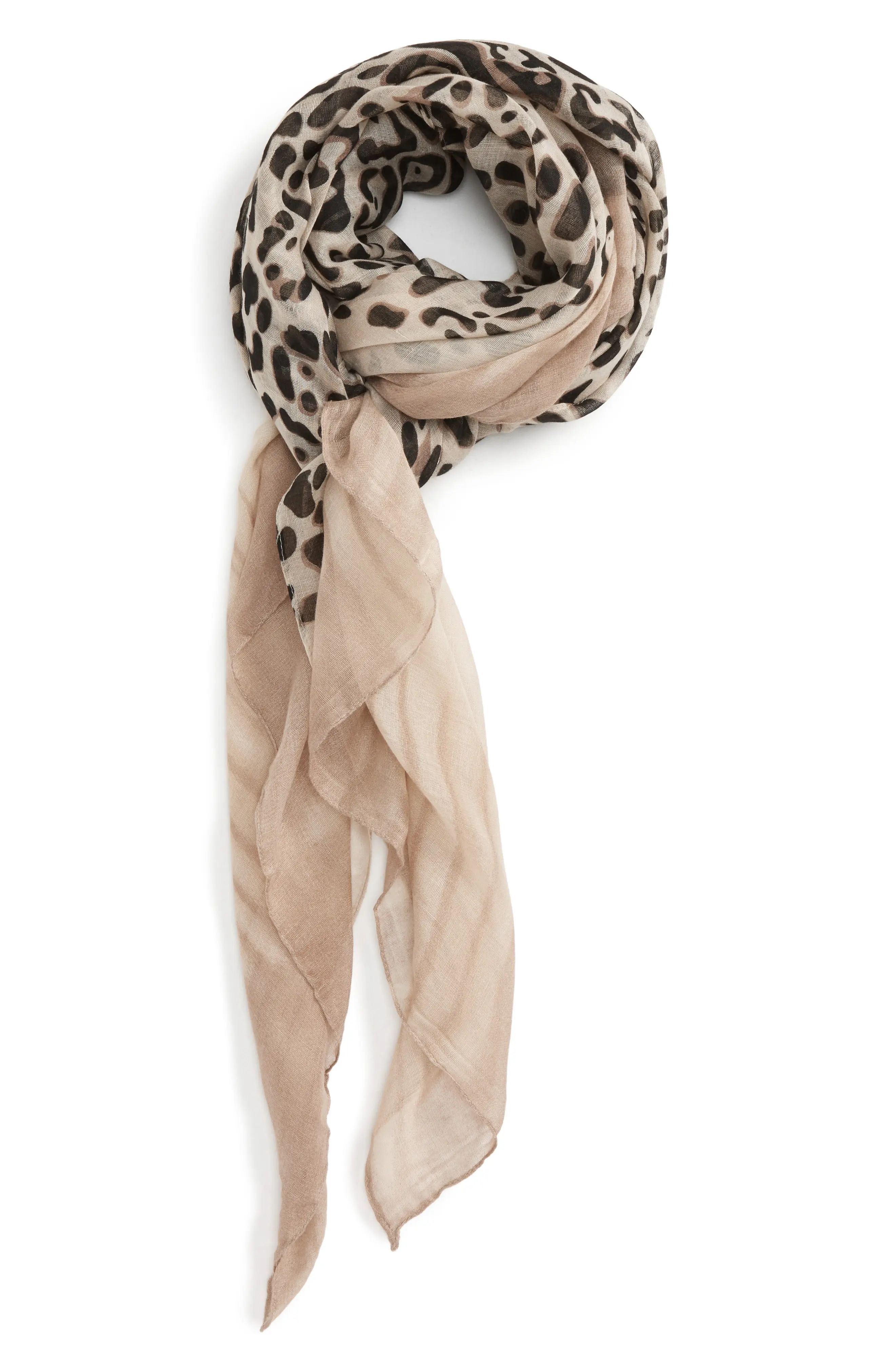 Accessory Collective Leopard Print Scarf | Nordstrom