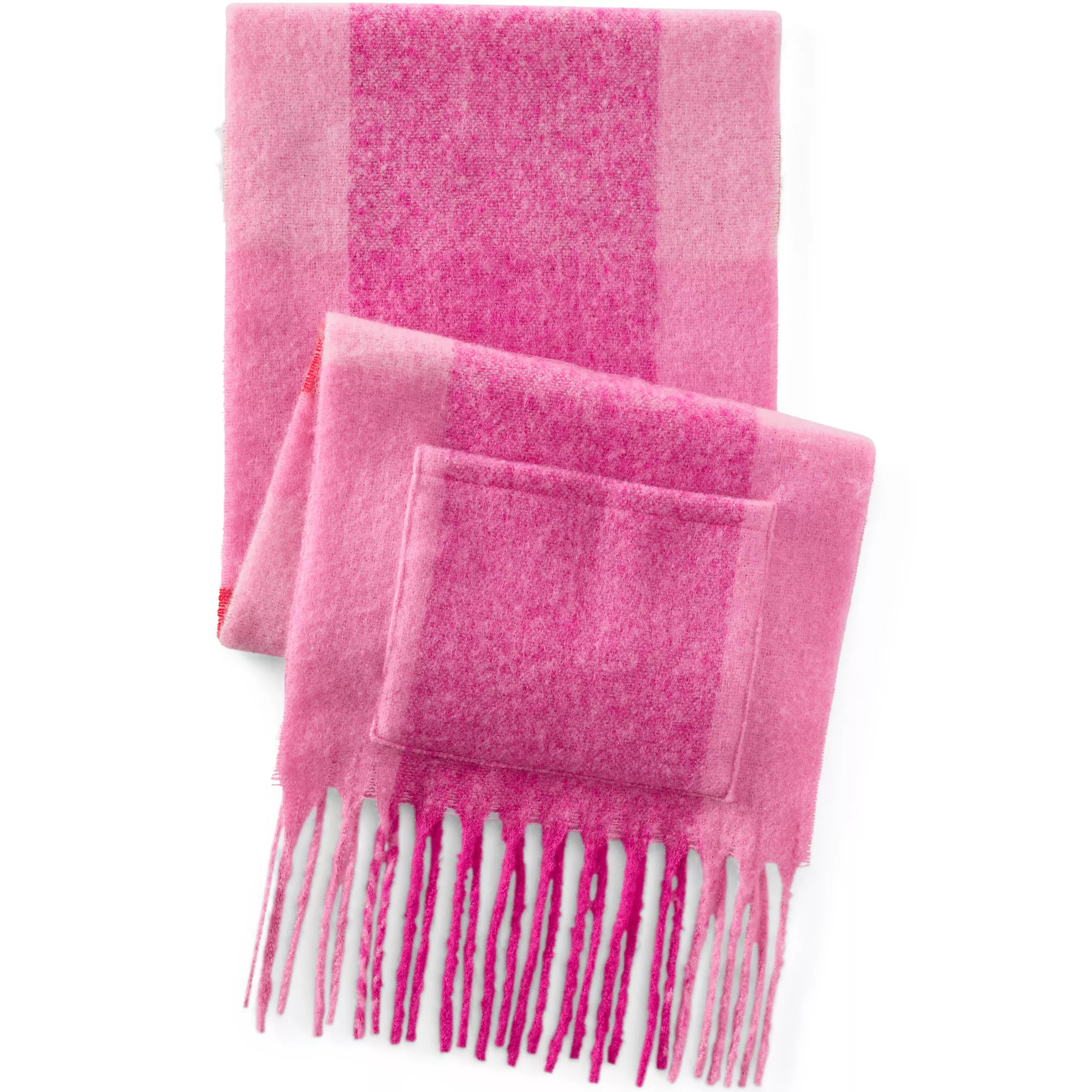 Women's Brushed Blanket Fringe Scarf | Lands' End (US)