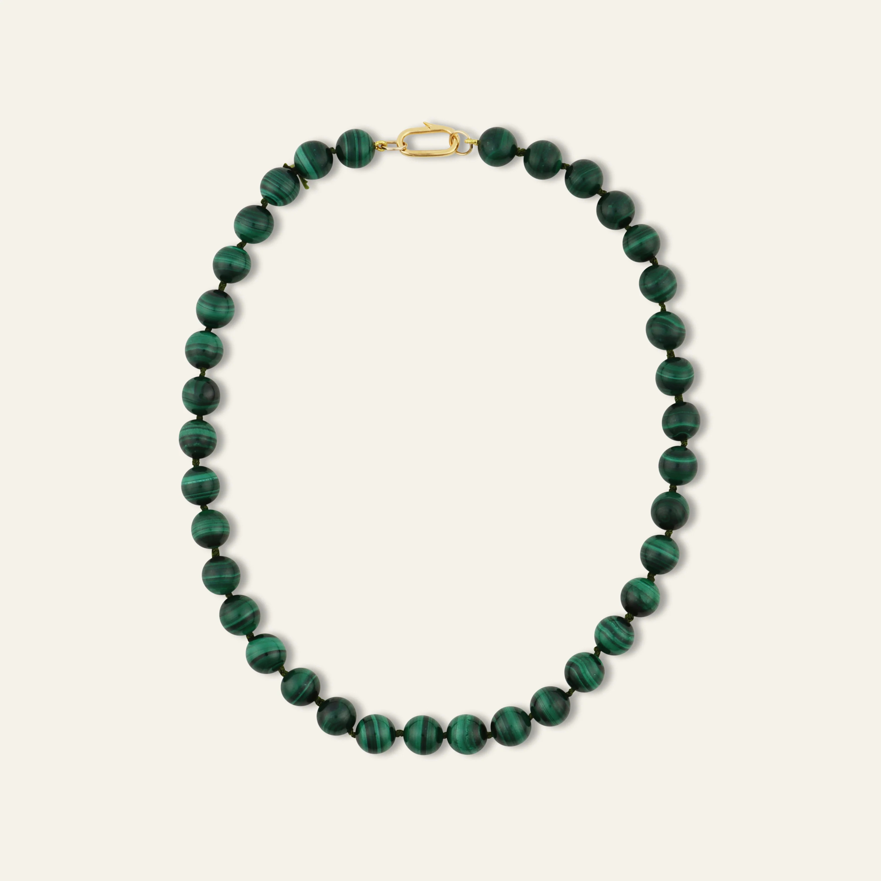 Malachite Knotted Gemstone Necklace | HART