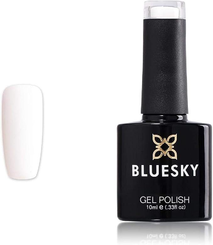 Bluesky UV/LED Gel Nail Polish, Studio White, 80526, 10 ml (Requires Drying Under UV or LED Lamp) | Amazon (UK)