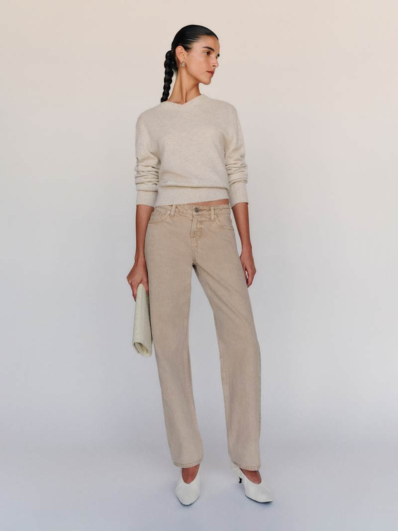 Charlee Low Rise Straight Leg Jeans | Reformation (Global)