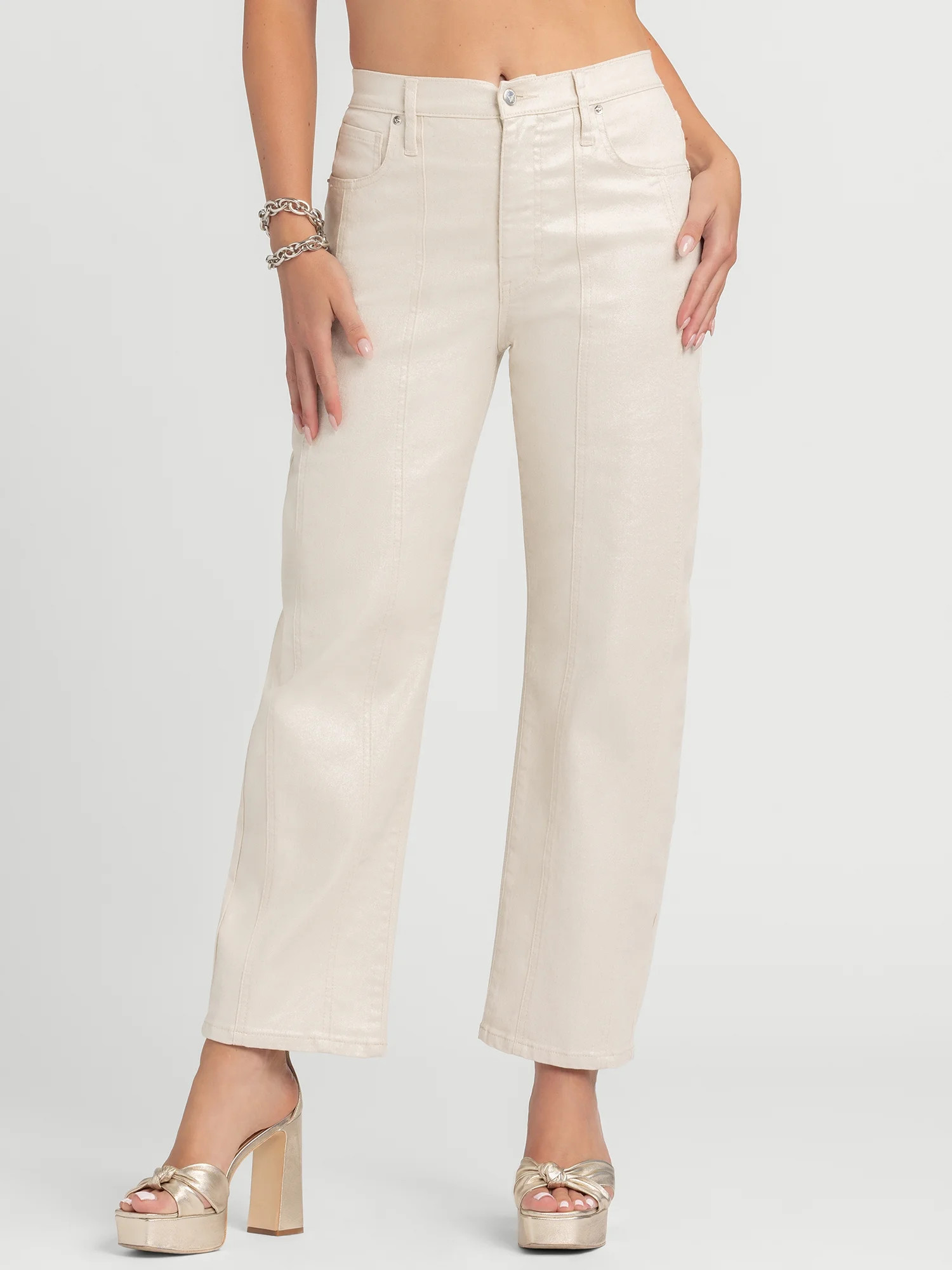 Jessica Simpson Women's and Women's Plus Myrtle Barrel Leg Jeans, Sizes 2-24W | Walmart (US)