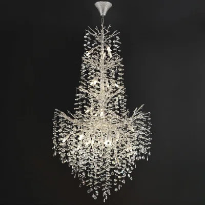 61'' Dimmable Tree Branches Crystal Linear Chandelier | Wayfair North America