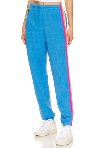 X Revolve 5 Stripe Sweatpant in Ocean | Revolve Clothing (Global)