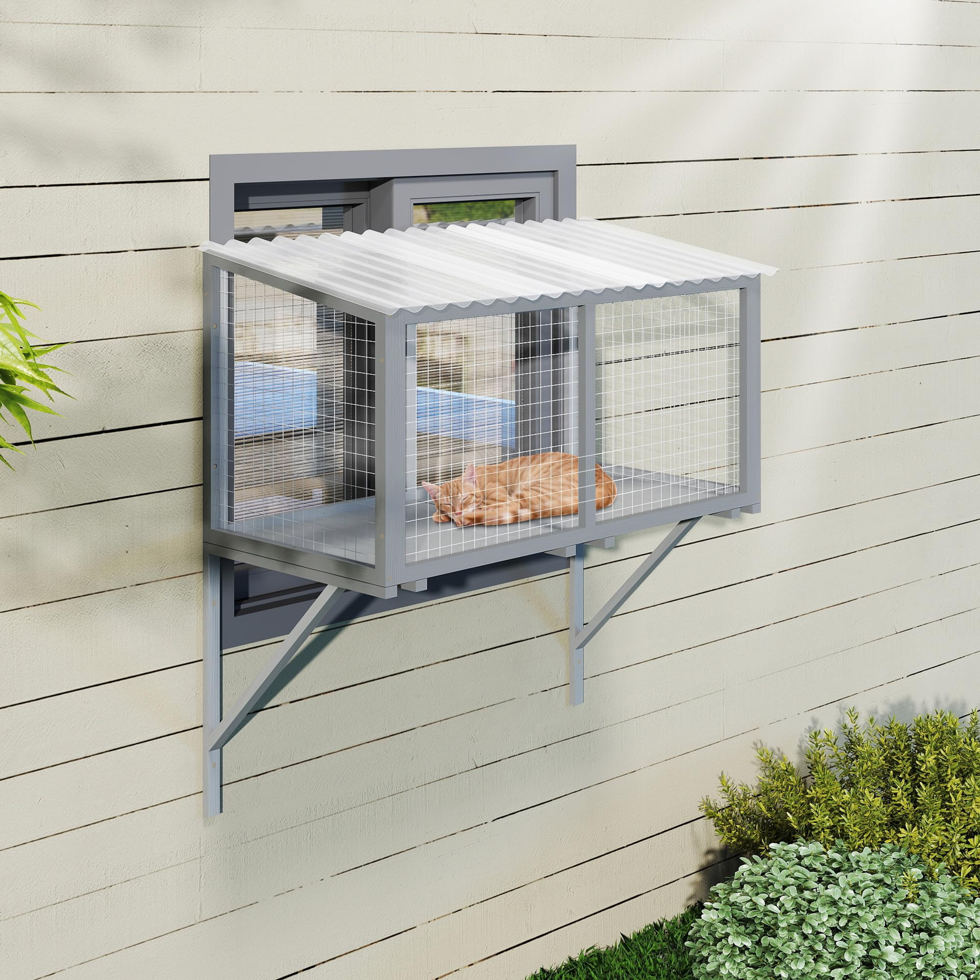 COZIWOW Creating a Catio Paradise: Integrating Outdoor Cat Enclosures, Window Perches, and Wall F... | Amazon (US)