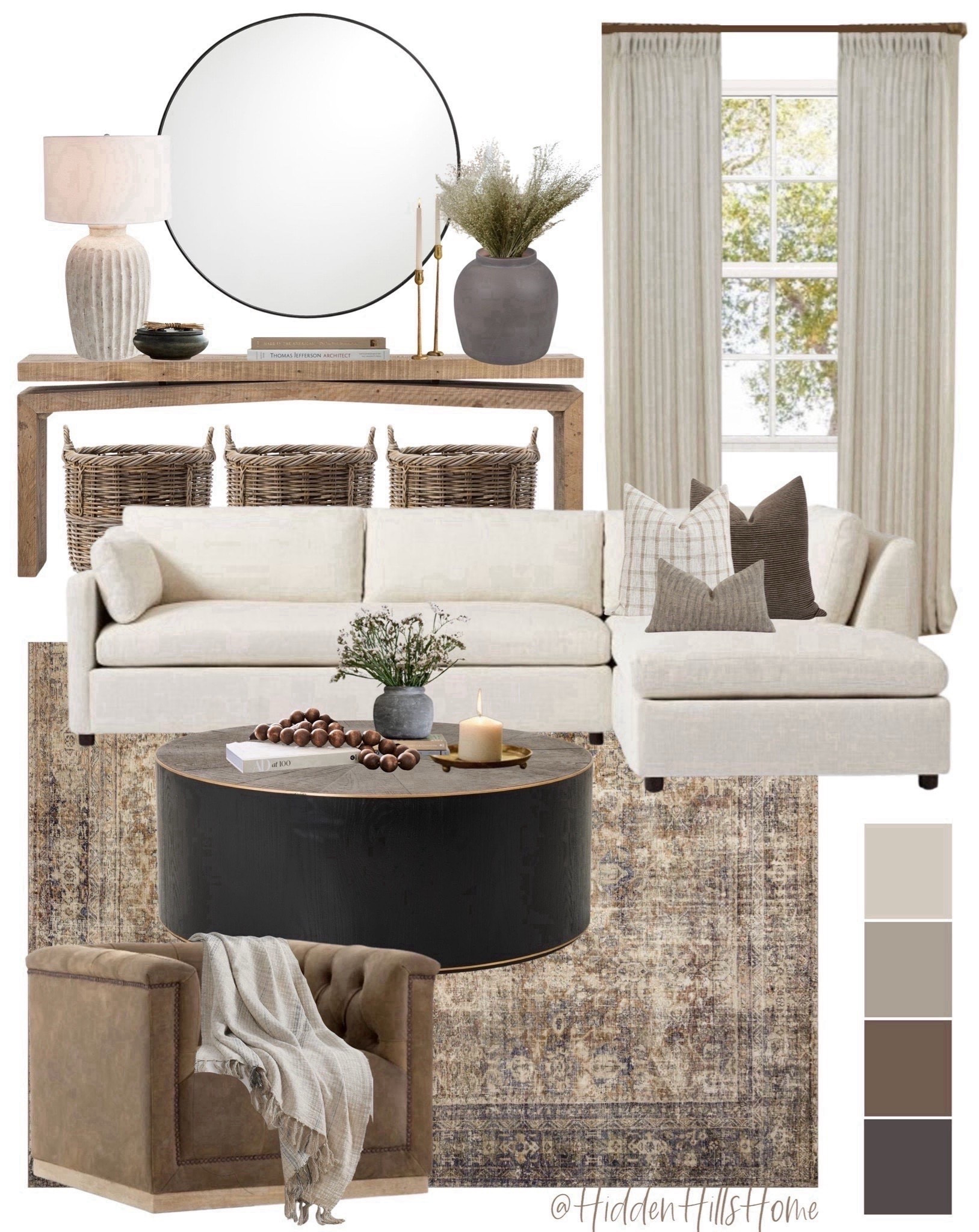 Living room decor mood board, sectional sofa, home decor, living room design ideas, living room inspiration #livingroom

#LTKHome #LTKSaleAlert #LTKSeasonal