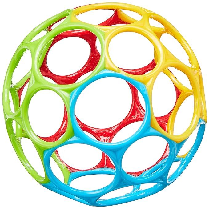 Oball Classic Ball - Red, Yellow, Green, Blue, Ages Newborn + | Amazon (US)