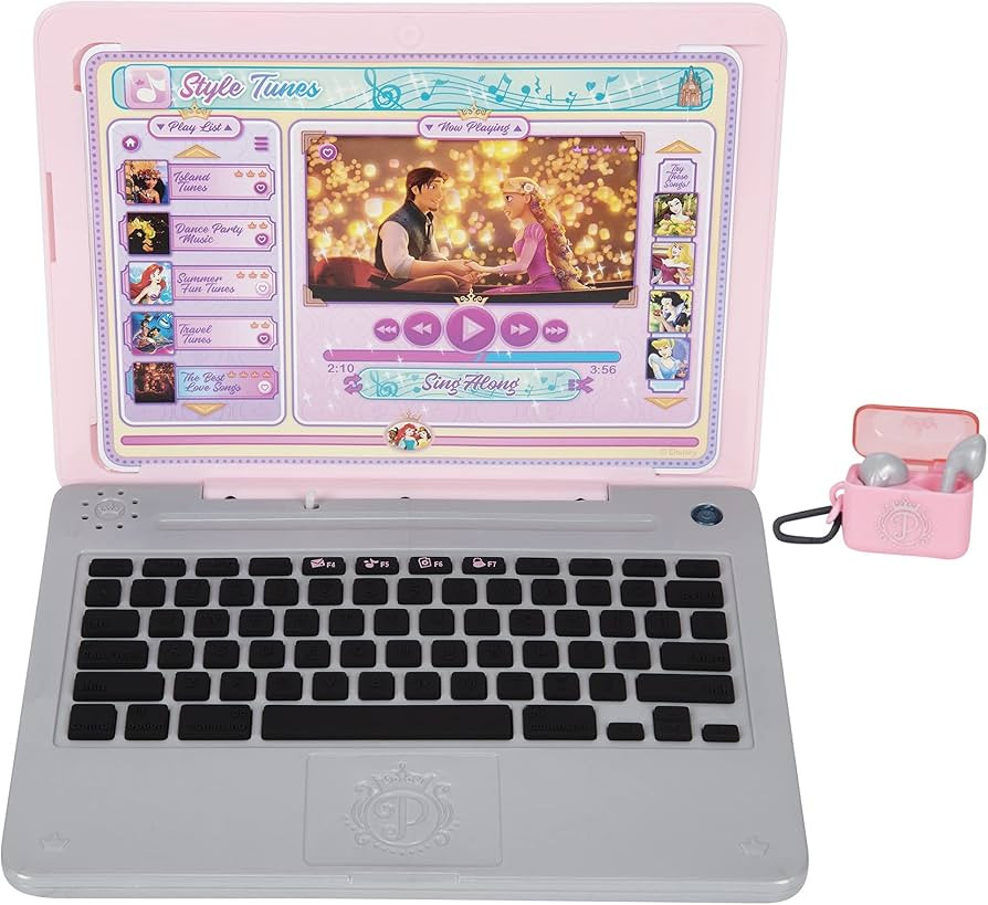 Disney Princess Style Collection Laptop with Phrases, Sound Effects & Music! Girls Toy Pretend La... | Amazon (US)