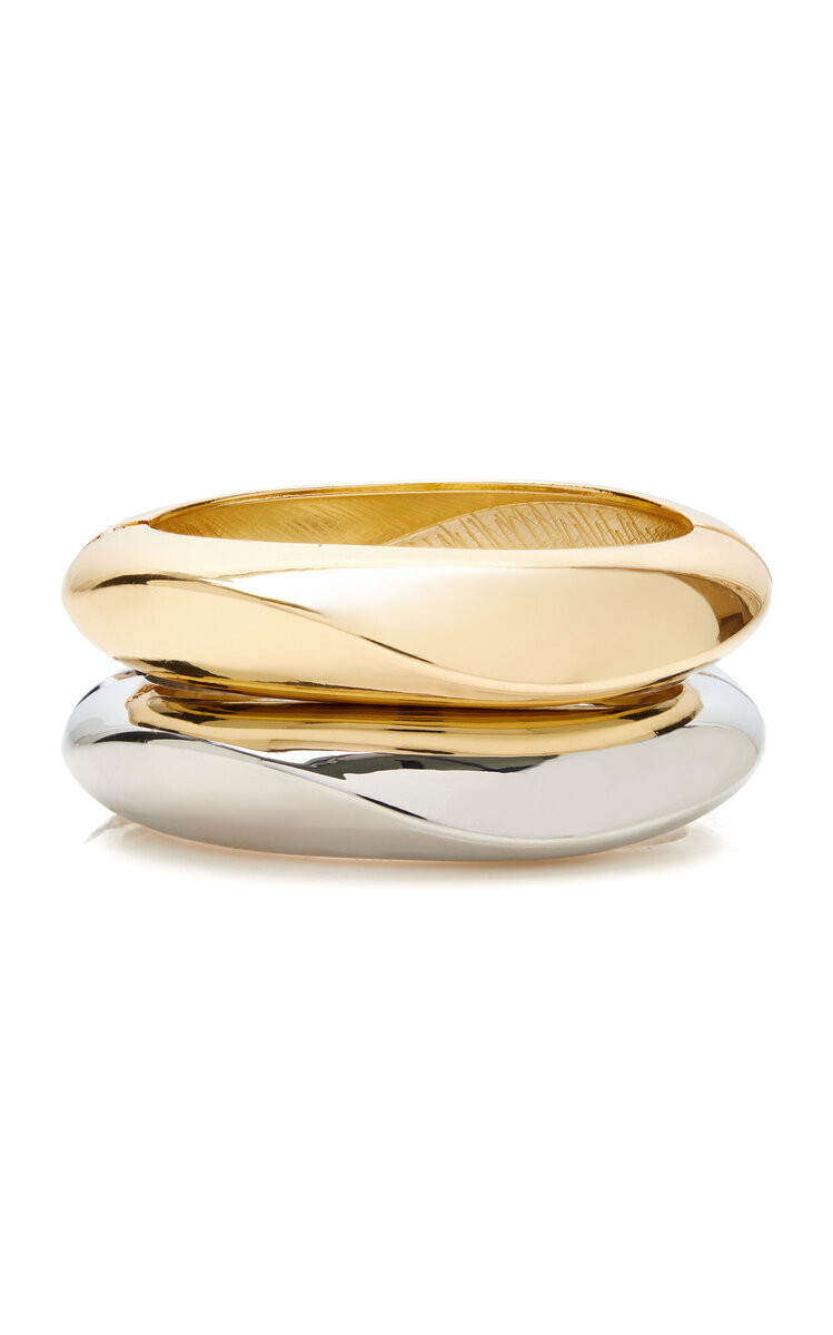Ben-Amun Exclusive Set-Of-Two Gold And Silver Tone Bangles | Moda Operandi (Global)