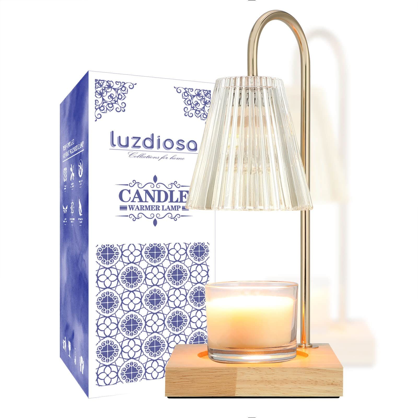 luzdiosa Candle Warmer Lamp with 2 Bulbs Compatible with Jar Vintage Electric Dimmable Candle Mel... | Amazon (US)