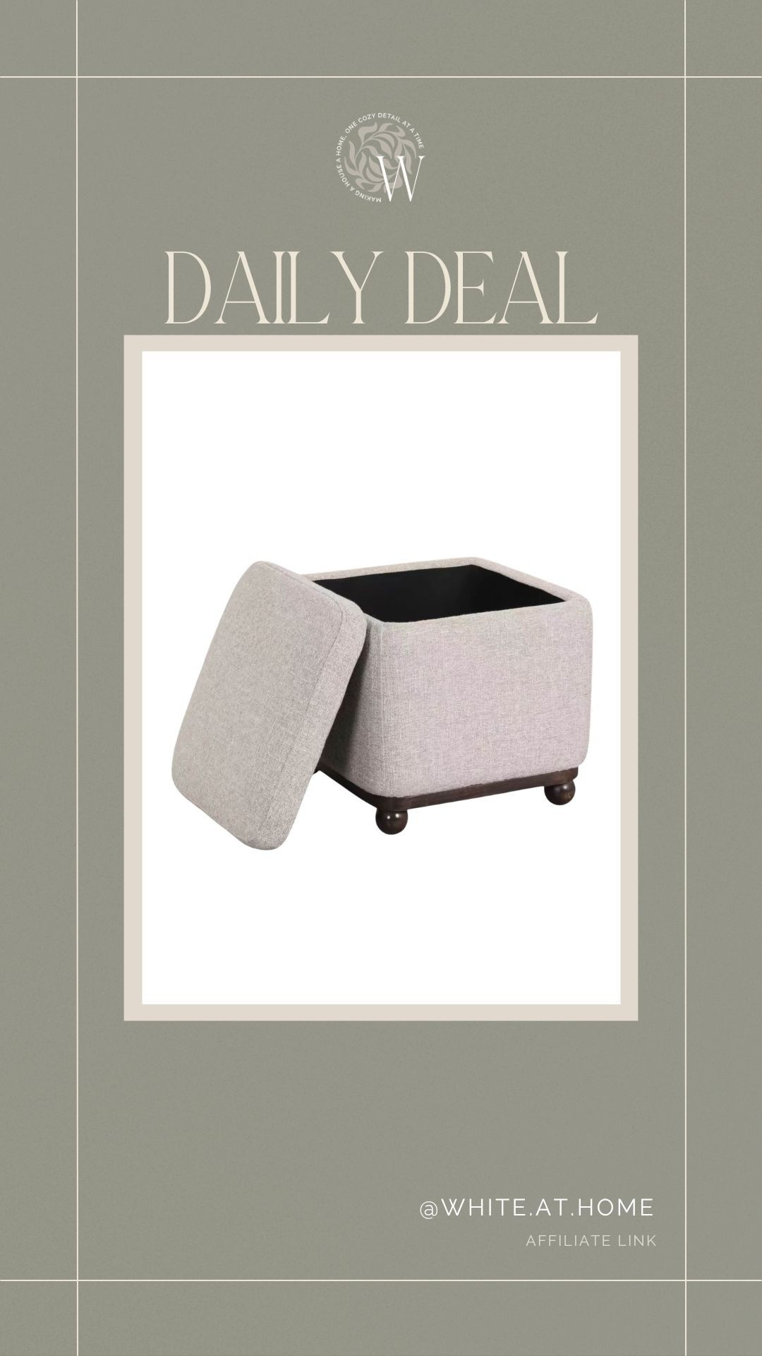 The cutest heather storage ottoman from Walmart! This piece truly looks designer to me, and I love the functional storage. The dark bun feet are such a pretty detail. Under $70!

#LTKHome #LTKSaleAlert