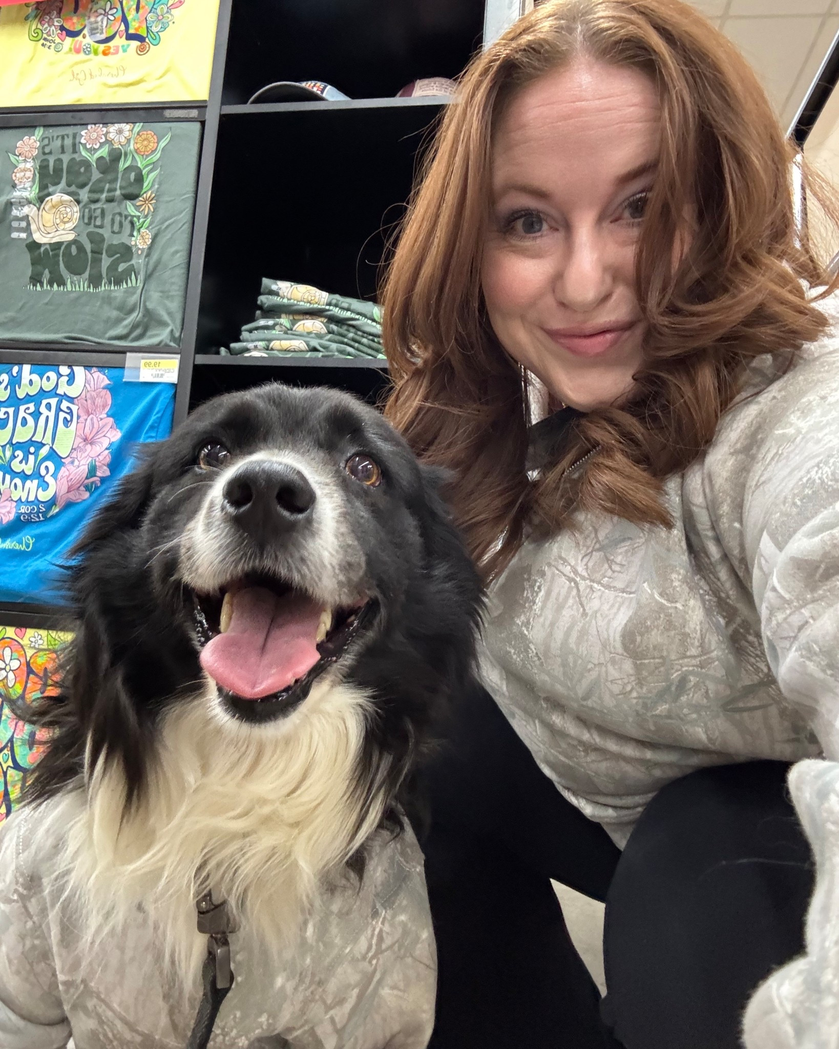 My furry little twin! Matching pup and human sweatshirts are always fun - these camo sweatshirts for dogs and owners are on sale today!

#LTKGiftGuide #LTKSaleAlert #LTKHoliday