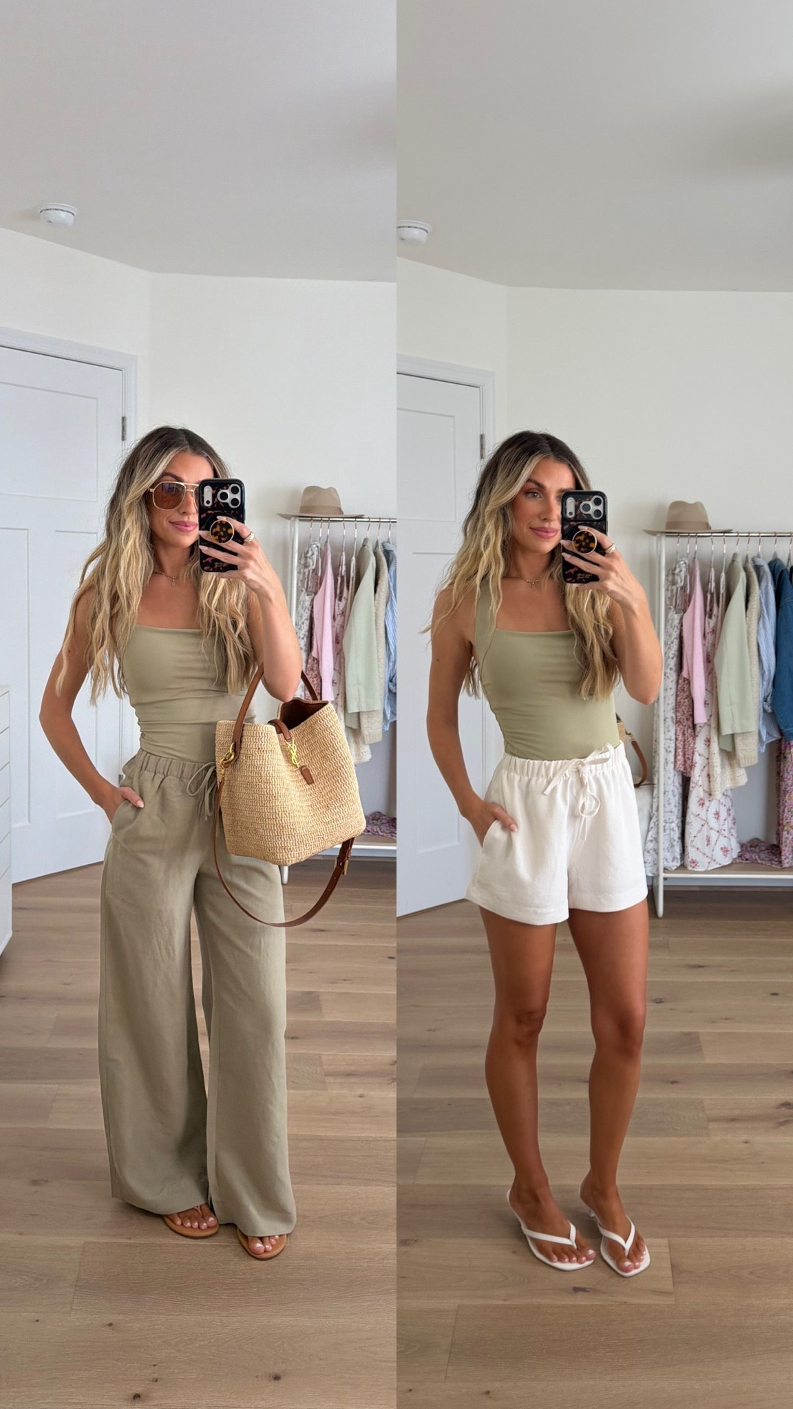 Day to night elevate casual outfits with the contour halter top 🤍✨ size xs in everything!

#LTKootd #LTKPetite #LTKSaleAlert