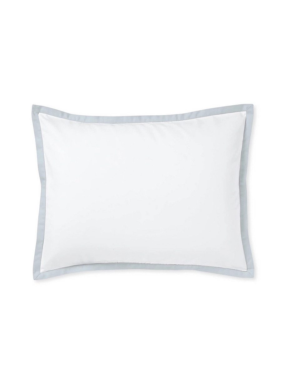 Border Frame Sateen Sham | Serena and Lily