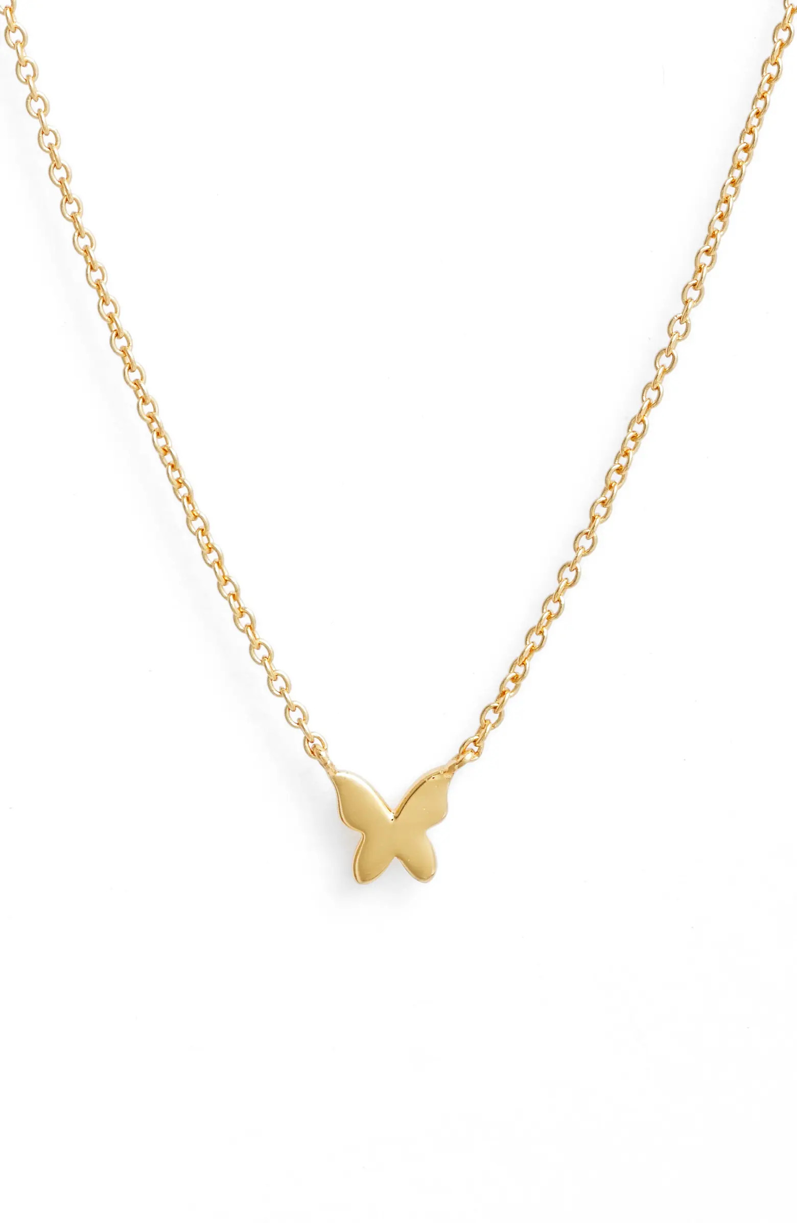 Argento Vivo Sterling Silver Mini Butterfly Pendant Necklace | Nordstrom | Nordstrom