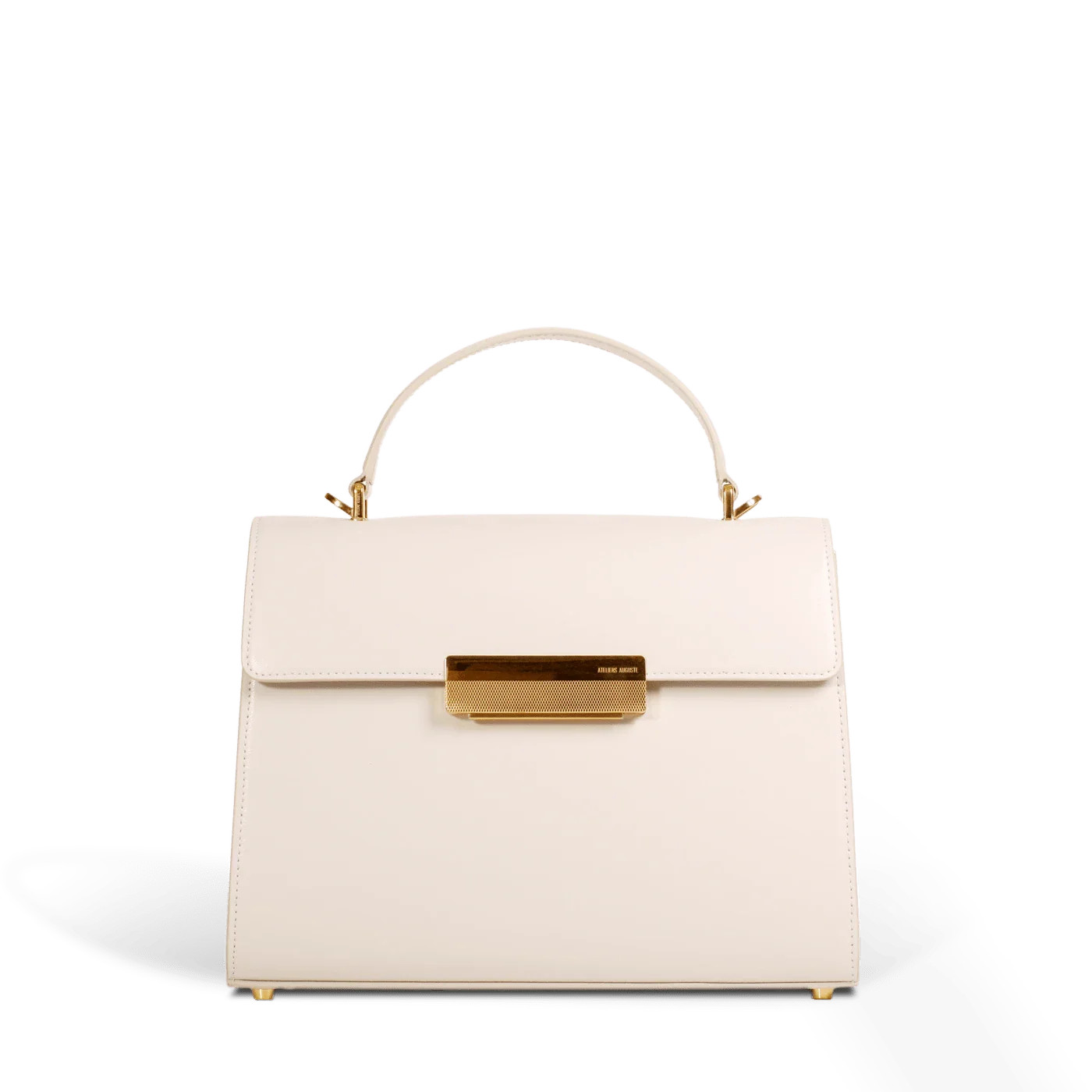Capucine Gold Edition - Off White Box Leather | ATELIERS AUGUSTE