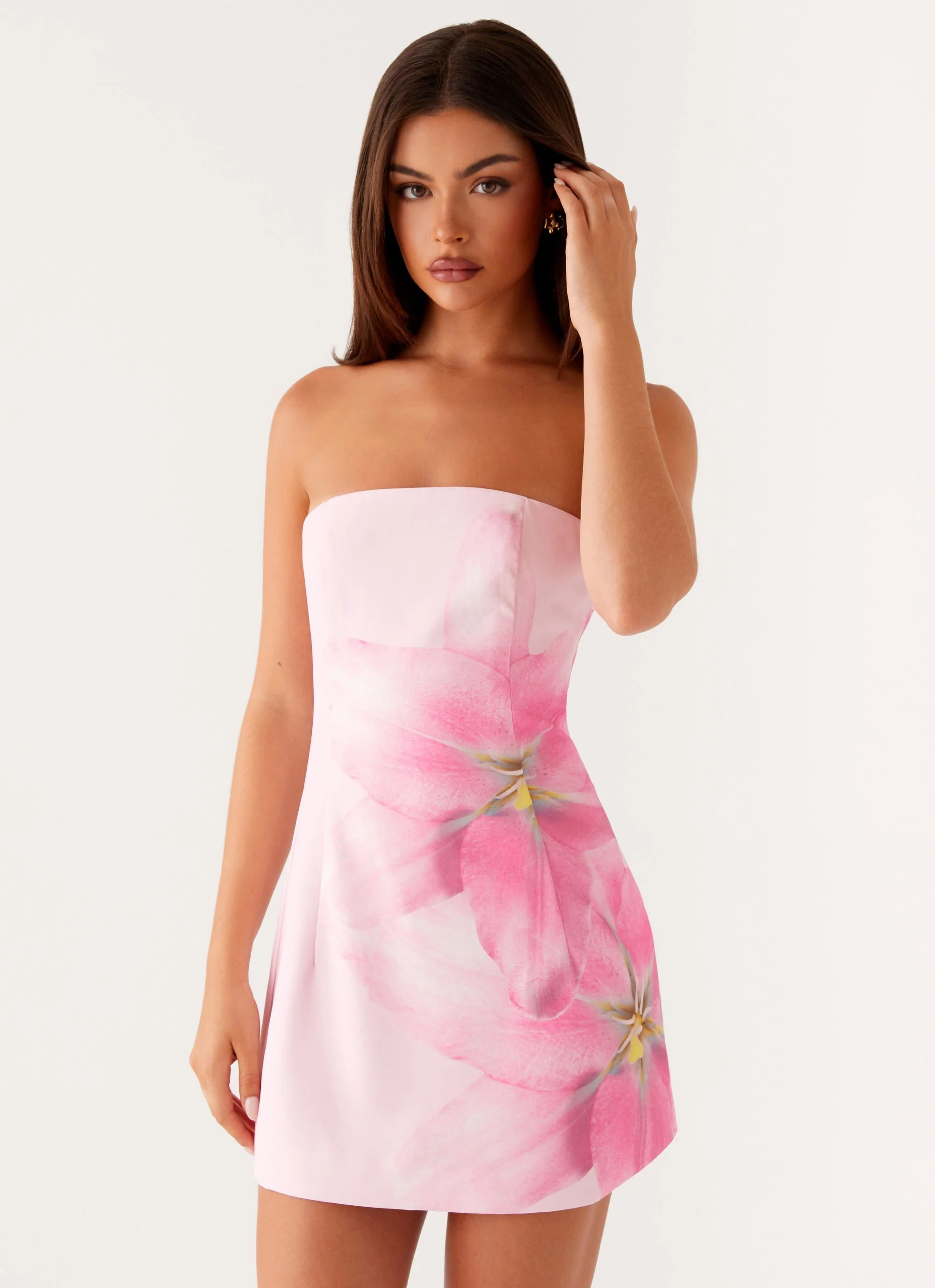 Sugar Rush Strapless Mini Dress - Pink | Peppermayo (Global)