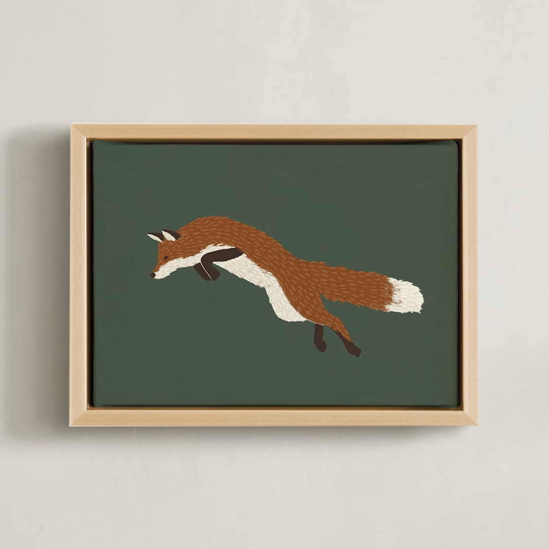 Leaping Fox | Minted