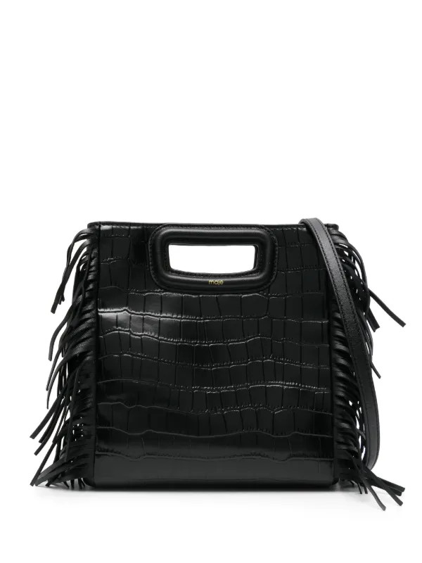 Maje Sac à Main M à Effet Peau De Crocodile - Farfetch | Farfetch Global