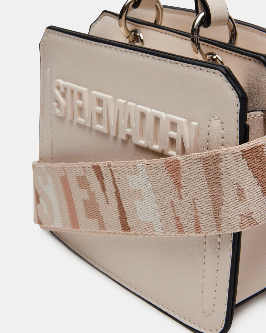 EVELYN Mini Bag Cream | Women's Top-Handle Crossbody Bag | Steve Madden (US)